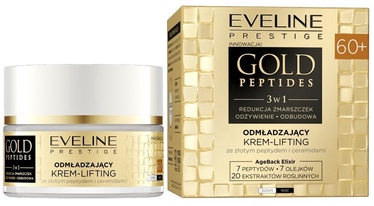 Näokreem naistele Eveline Gold Peptides 3 in 1 60+, 50 ml, 60+