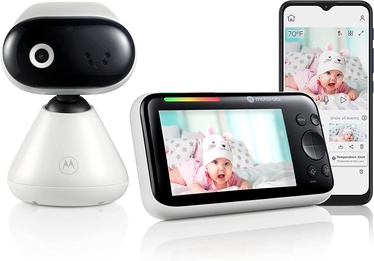 Bērnu uzraudzības ierīces Motorola PIP1500, balta/melna