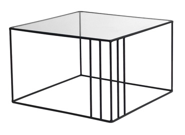 Kafijas galdiņš Kalune Design Outline, melna, 550 mm x 550 mm x 360 mm