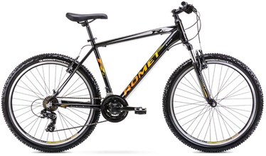 Velosipēds kalnu Romet Rambler R6.1, 26 ", 14" rāmis, melna/dzeltena