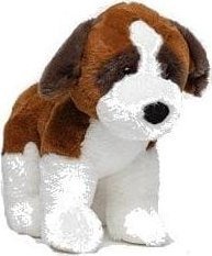 Mīkstā rotaļlieta Molli Toys St. Bernard Dog, brūna/balta, 30 cm