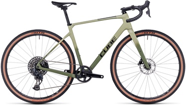 Dviratis gravel Cube Nuroad C:62 SLX, 27.5 ", 21" (53 cm) rėmas, žalias