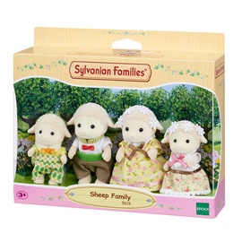 Rinkinys Epoch Sylvanian Families Sheep Family 5619, 4 vnt.