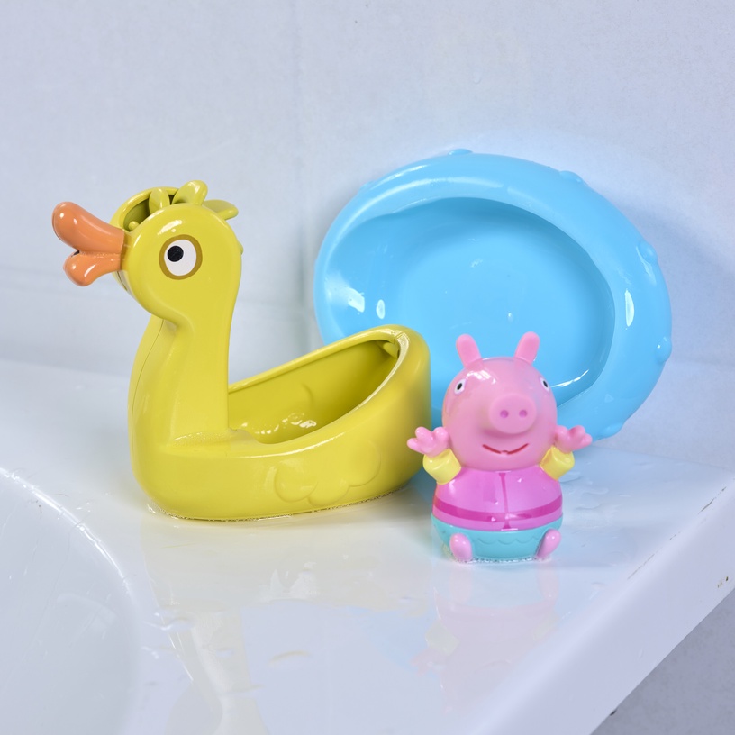 Vannitoa mänguasjade komplekt Toomies Peppa Pig Peppa & Duck, mitmevärviline