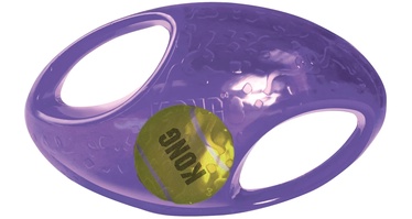 Игрушка для собаки Kong Jumbler Rugby 1033374, 13 см, фиолетовый, L/XL