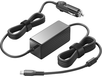Зарядное устройство Sandberg USB-C Car Charger PD100W 12-24V, USB-C male, черный