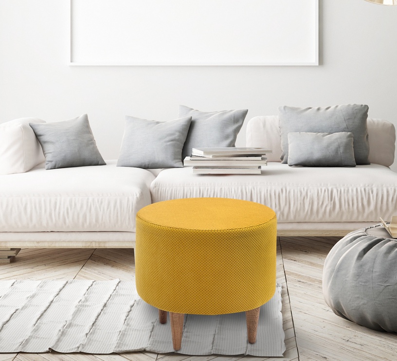 Пуф Hanah Home Fındık, желтый, 40 см x 40 см x 40 см
