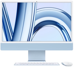 Стационарный компьютер Apple iMac 4.5K MQRC3KS/A Apple M3, M3 8-Core GPU, 8 GB, 256 GB, 24 ″