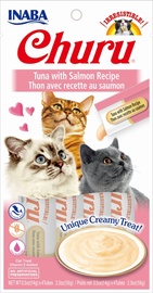 Лакомство для кошек Inaba Churu Tuna With Salmon, лосось/тунец, 0.014 кг, 4 шт.