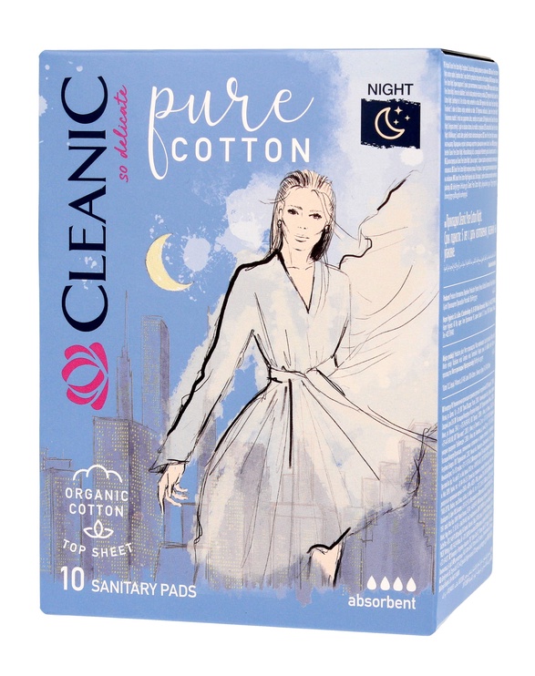 Higiēniskās paketes Cleanic Pure Cotton, 50 gab.
