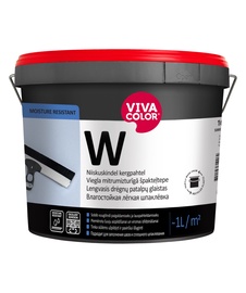 Špaktele Vivacolor W, gatavs lietošanai, balta, 0.6 l