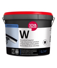 Pahtel Vivacolor W, kasutusvalmis, valge, 0.6 l