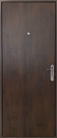 Дверь улица Simple, левосторонняя, коричневый, 203 см x 85 см x 0.8 см