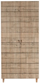 Riidekapp Kalune Design Stil 728, sonoma tamm, 90 cm x 52 cm x 192 cm