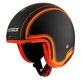 Motocikla ķivere Axxis Hornet SV Royal, S, melna/oranža