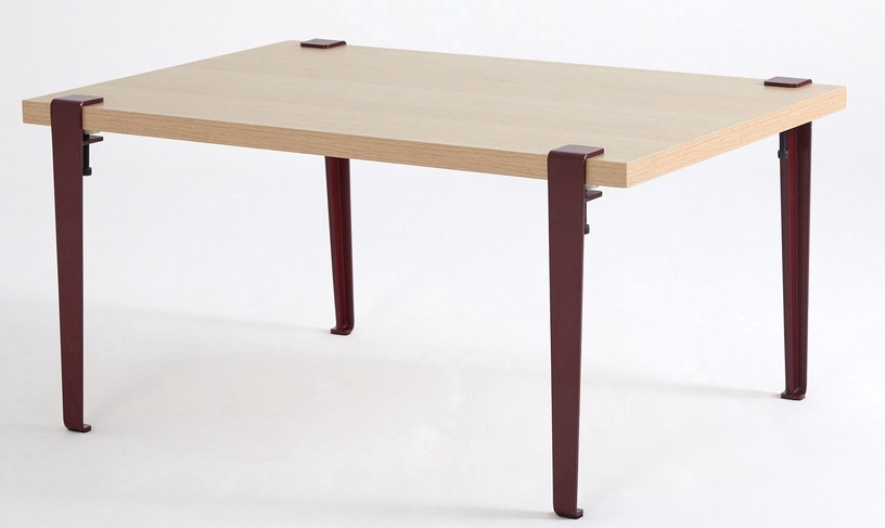 Журнальный столик Kalune Design Neda, коричневый/красный, 60 см x 90 см x 45 см