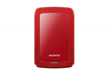 Kietasis diskas Adata HV300, HDD, 2 TB, raudona