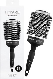Matu ķemme Lussoni Care & Style, sudraba/melna