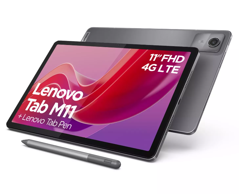 Планшетный компьютер Lenovo Tab M11 ZADB0299SE, 11″, 8GB/128GB, 4G, luna grey