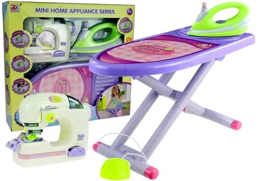 Namų ruošos žaislas, lyginimo rinkinys Lean Toys Mini Home Appliance Little Master, įvairių spalvų