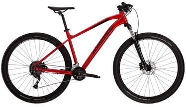 Velosipēds kalnu Kross Level 1.0, 29 ", M rāmis, melna/sarkana