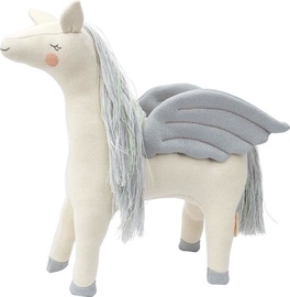 Mīkstā rotaļlieta Meri Meri Chloe Pegasus, pelēka/krēmkrāsa, 45 cm