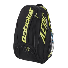 Sporta soma Babolat Pure Aero, melna/dzeltena, 23 l