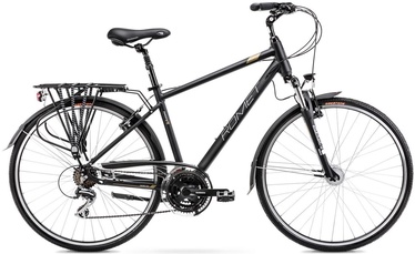 Velosipēds tūristu Romet Wagant 3, 28 ", 21" rāmis, zelta/melna