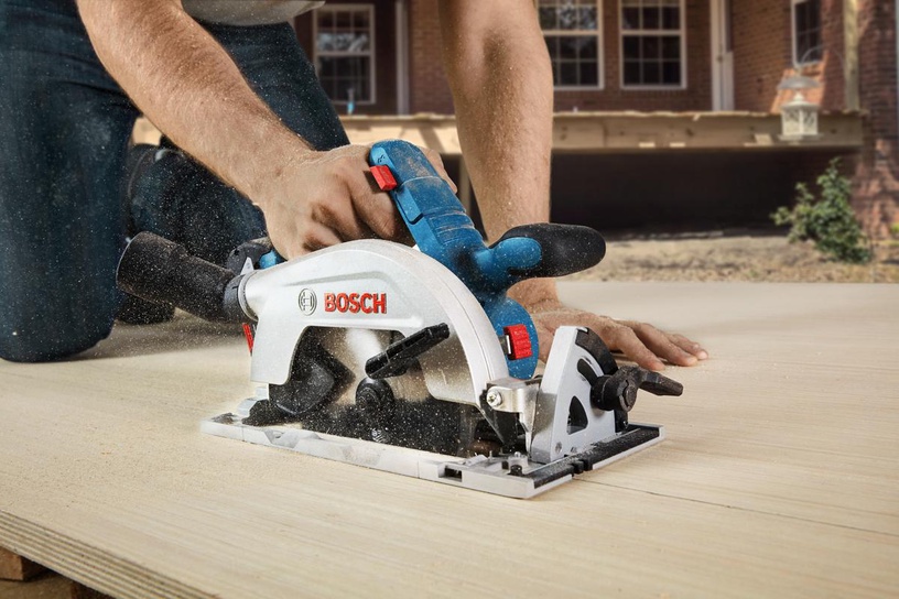 Аккумуляторная циркулярная пила Bosch Professional GKS 18V-57-2, 18 В