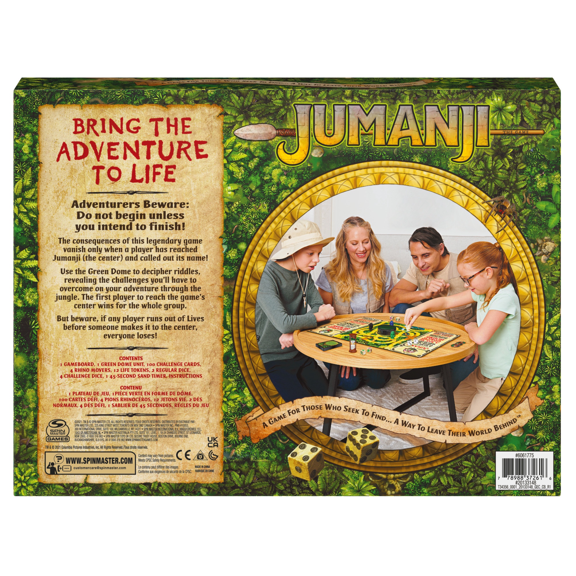 Настольная игра Spin Master Jumanji 6061775, EN - Ksenukai.lv