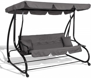 Садовые качели Springos Linda GS0003, серый, 120 см x 220 см x 162 см
