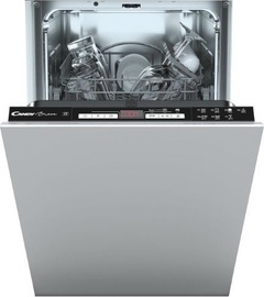 Iebūvējamā trauku mazgājamā mašīna Candy CDIH 2D949, balta