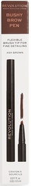 Kulmupliiats Makeup Revolution London Bushy Brow Pen Ash Brown, 0.5 ml