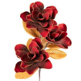 Mākslīgie ziedi Eurofirany Flore 690, sarkana, 80 cm