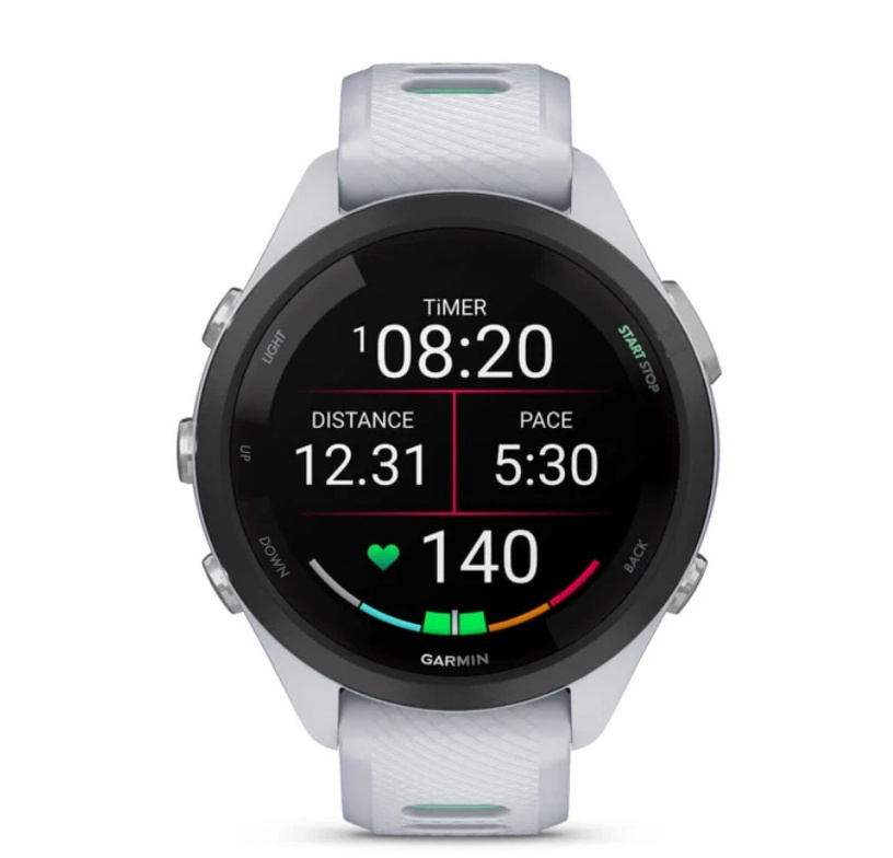 Viedais pulkstenis Garmin Forerunner 265S 010-02810-14, balta