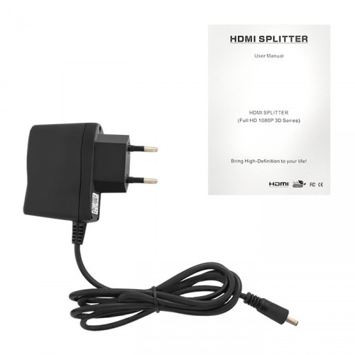 Jagaja Qoltec HDMI, HDMI x4, 0 m, must