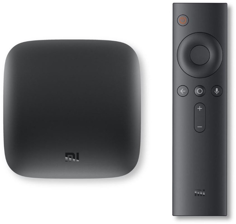 Мультимедийный проигрыватель Xiaomi MI TV BOX S, Micro USB, черный