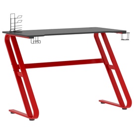 Игровой стол VLX ZZ Shape Legs 110cm, черный/красный