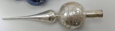 Eglīšu galotne Christmas Touch EBL143505, sudraba