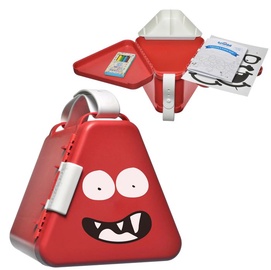 Rotaļlietu kastes Trunki TeeBee, sarkana, 180 x 180 x 160 mm