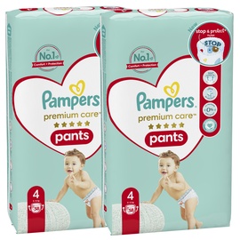 Подгузники Pampers Premium Care Pants, 4 размер, 9 - 14 кг, 116 шт.