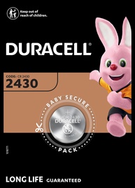 Baterijas Duracell DURSC94, CR2430, 3 V