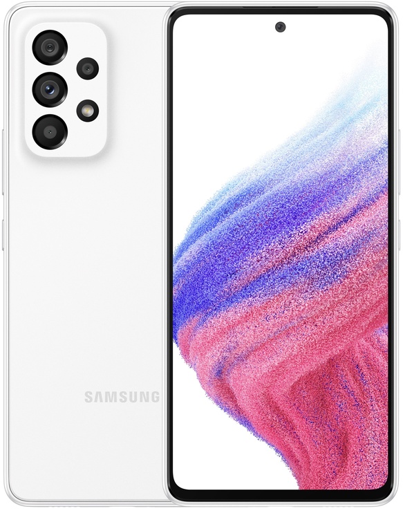 Мобильный телефон Samsung Galaxy A53 5G, белый, 6GB/128GB