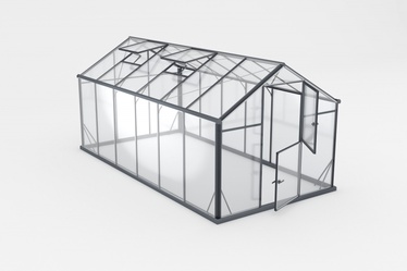 Теплица Gampre Sanus Glass L-10, закаленное стекло, 4.30 x 2.20 м