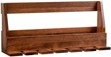 Полка для бутылок Kalune Design DZYD0013, ореховый, 175 мм x 700 мм x 320 мм