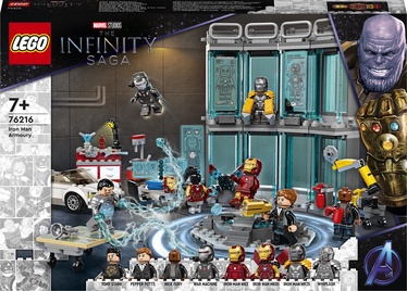 Konstruktor LEGO® Marvel Raudmehe arsenal 76216, 496 tk.