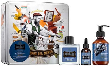 Комплект Proraso Azur Lime Vintage Beard Care, 330 мл