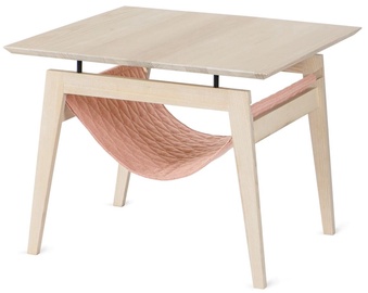 Loomavoodi Labbvenn Kikko Table, roosa/beež, 600 mm x 600 mm