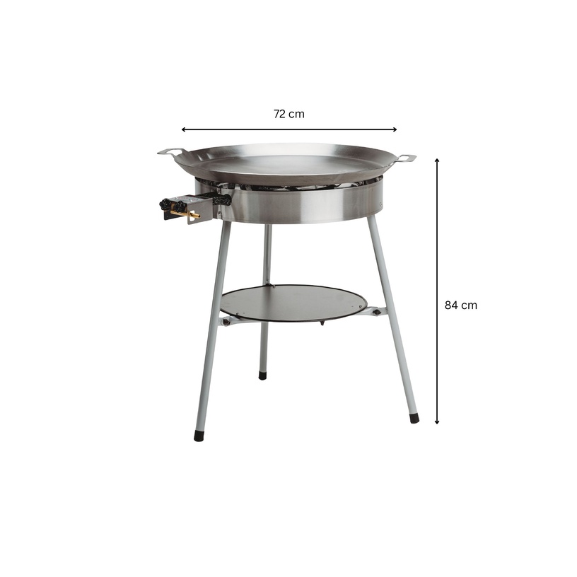 Paella valmistamise grillikomplekt GrillSymbol Expert 720, 72 cm x 72 cm