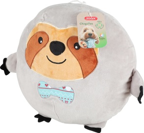 Игрушка для собаки Zolux Chiquitos Sloth 480664, 27.4 см, коричневый/серый